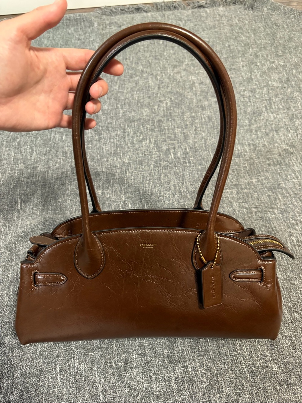 Coach Empire 34 in Maple Glazed Leather - Picture 2 of 6